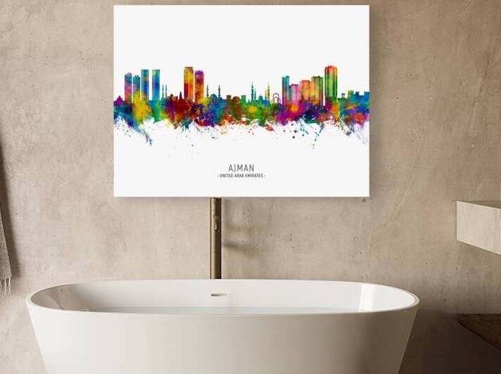 Ajman Skyline by Michael Tompsett