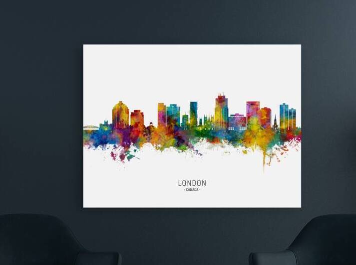 London Canada Skyline by Michael Tompsett
