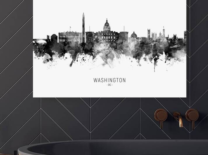 Washington DC Skyline Reproduction