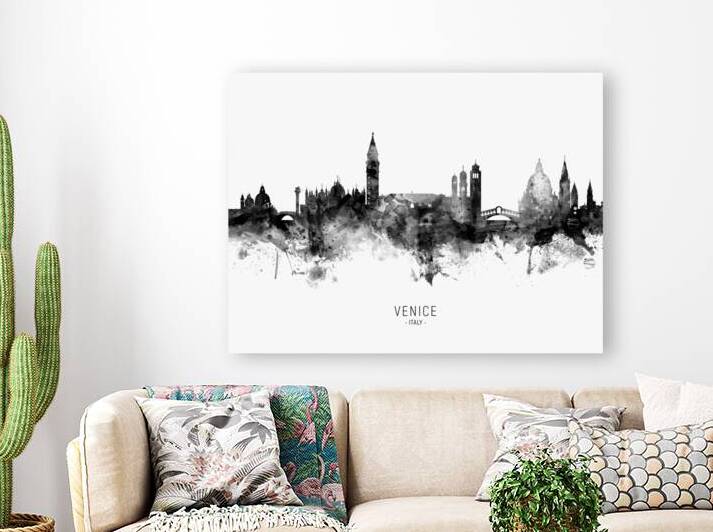 Venice Italy Skyline by Michael Tompsett