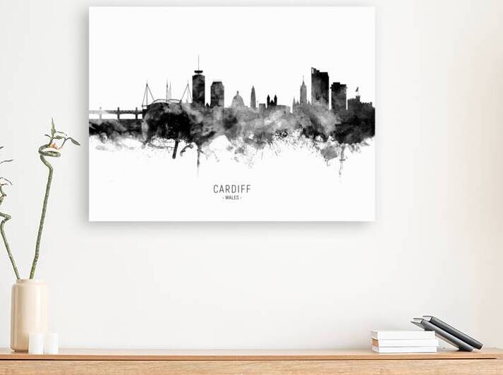 Cardiff Wales Skyline by Michael Tompsett