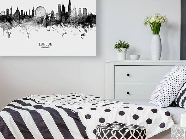 London England Skyline by Michael Tompsett