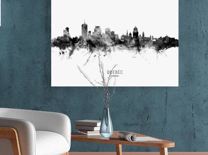 Quebec Canada Skyline by Michael Tompsett