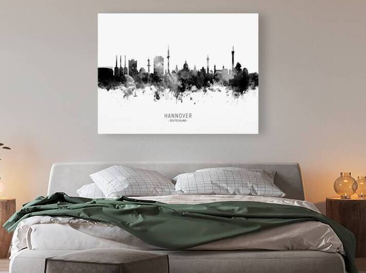 Hannover Germany Skyline by Michael Tompsett