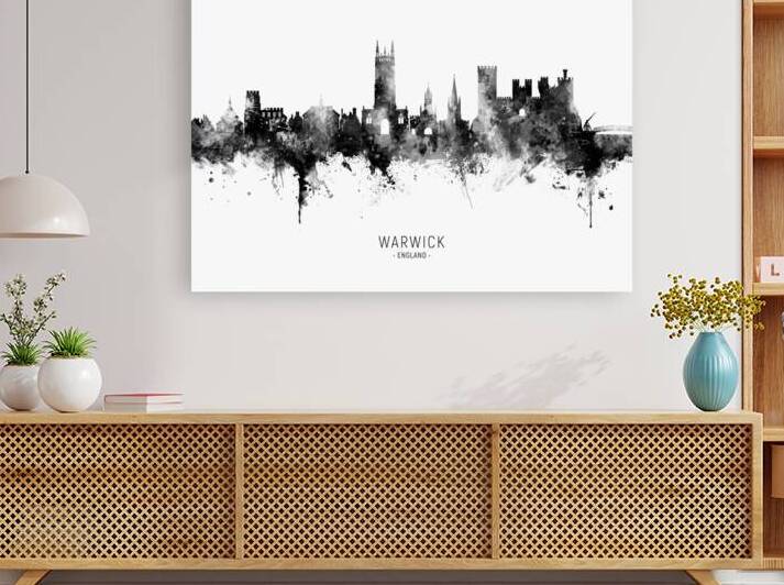 Warwick England Skyline by Michael Tompsett