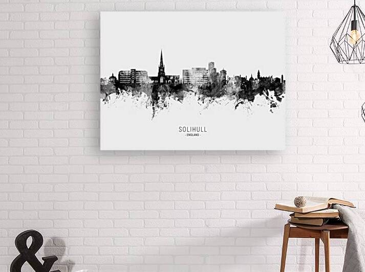Solihull England Skyline by Michael Tompsett