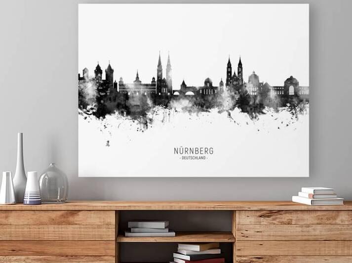 Nurnberg Germany Skyline Reproduction