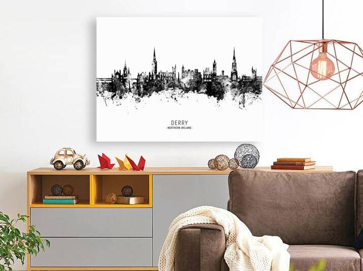 Derry Northern Ireland Skyline by Michael Tompsett