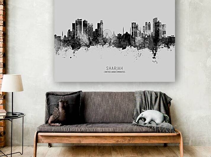 Sharjah Skyline Reproduction