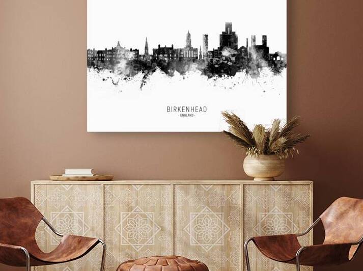 Birkenhead England Skyline by Michael Tompsett
