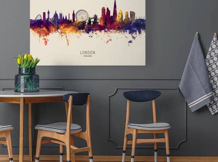 London England Skyline by Michael Tompsett