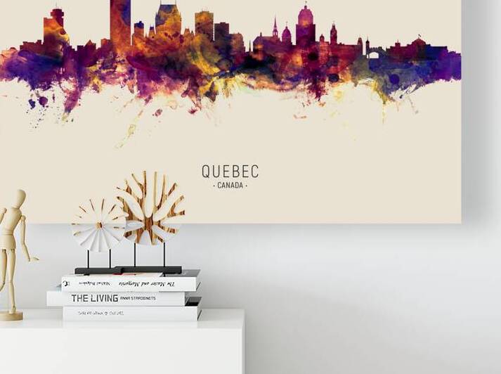Quebec Canada Skyline by Michael Tompsett