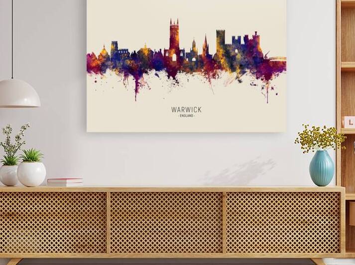 Warwick England Skyline by Michael Tompsett