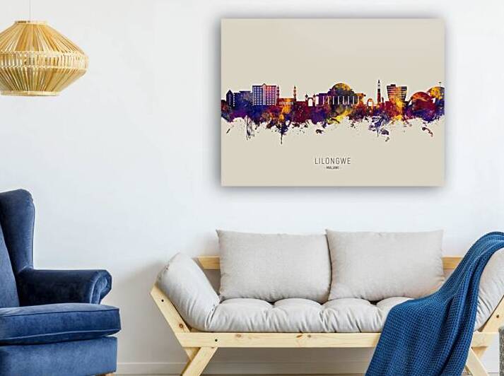 Lilongwe Malawi Skyline by Michael Tompsett