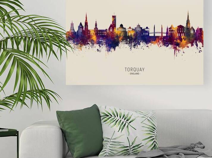 Torquay England Skyline by Michael Tompsett