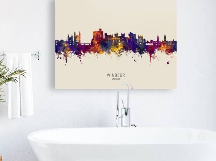 Windsor England Skyline by Michael Tompsett