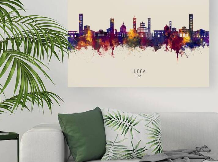 Lucca Italy Skyline by Michael Tompsett