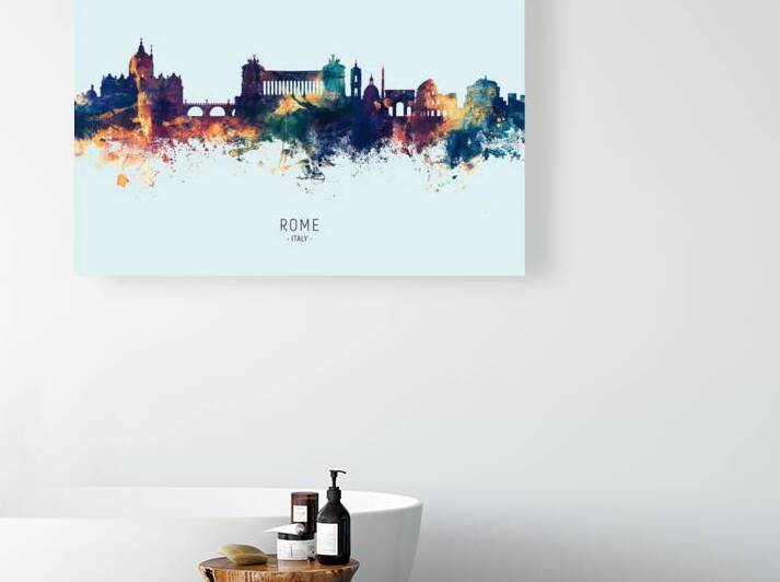 Rome Italy Skyline by Michael Tompsett