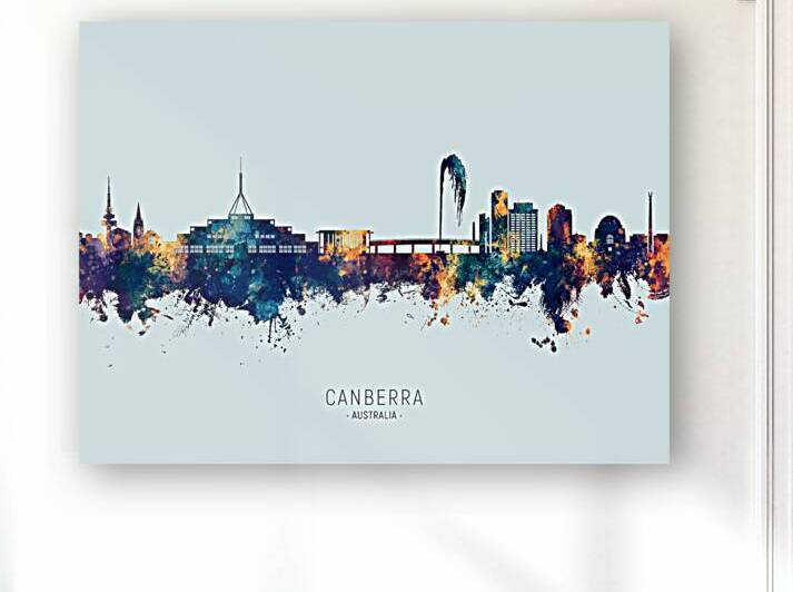 Canberra Australia Skyline by Michael Tompsett