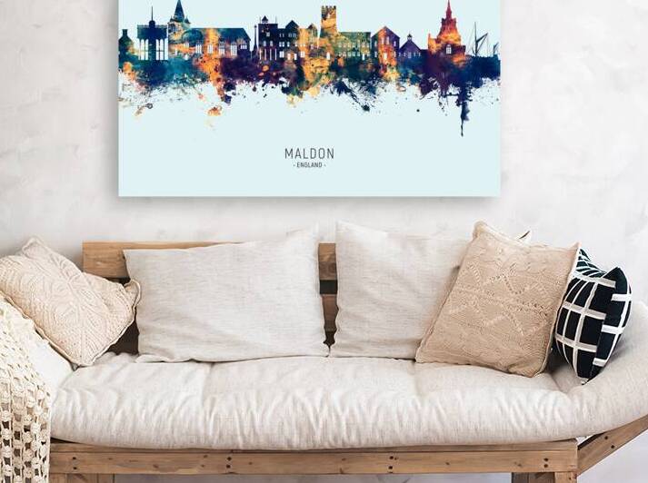 Maldon England Skyline by Michael Tompsett