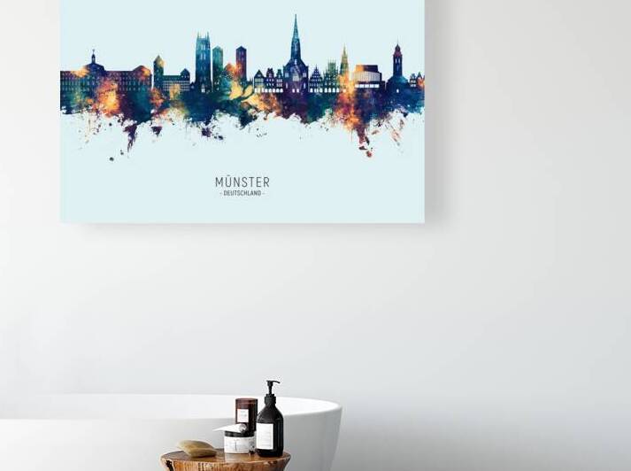 Munster Germany Skyline by Michael Tompsett