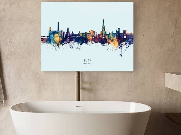 Bury England Skyline by Michael Tompsett