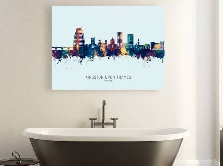 Kingston upon Thames England Skyline by Michael Tompsett