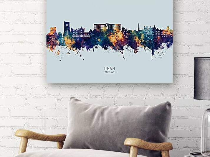 Oban Scotland Skyline by Michael Tompsett