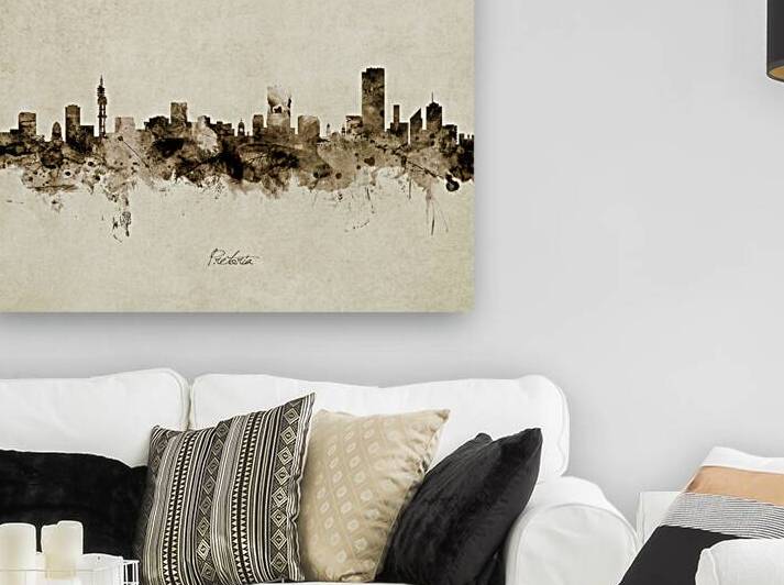 Pretoria South Africa Skyline by Michael Tompsett