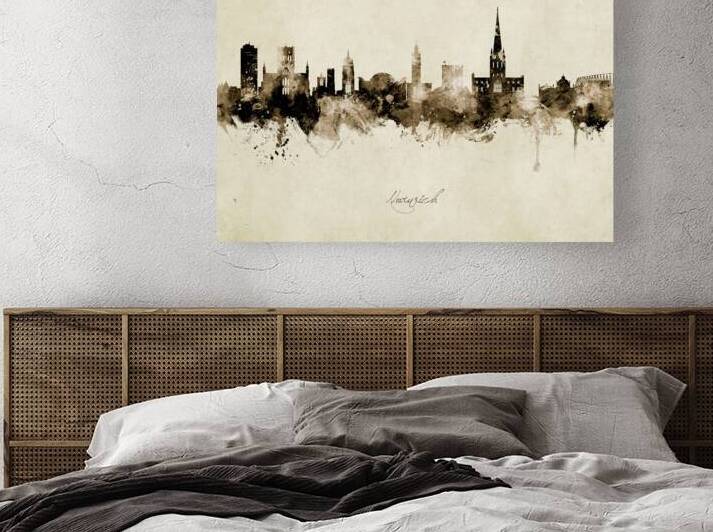 Norwich England Skyline by Michael Tompsett