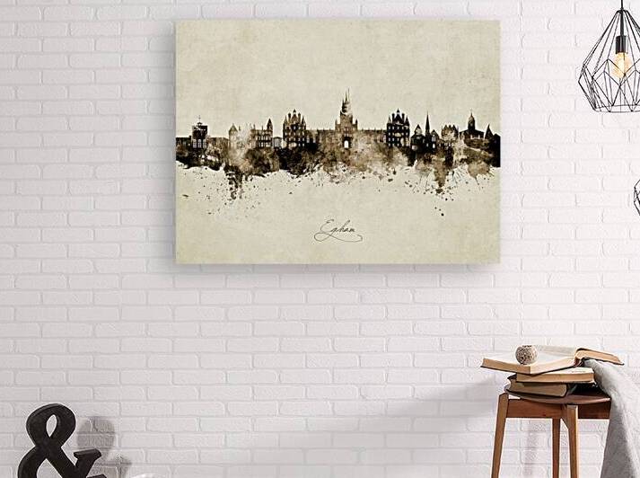 Egham England Skyline Reproduction