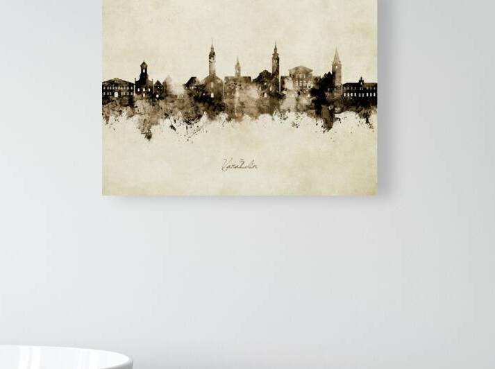Varazdin Croatia Skyline by Michael Tompsett