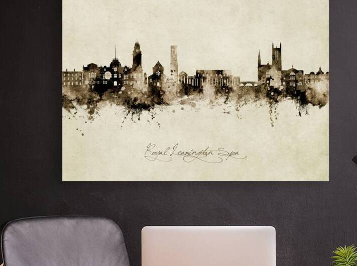 Royal Leamington Spa England Skyline by Michael Tompsett
