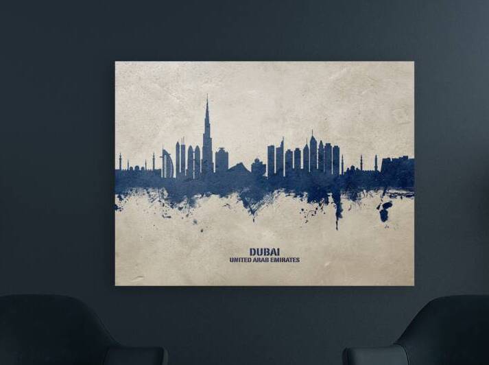Dubai Skyline by Michael Tompsett