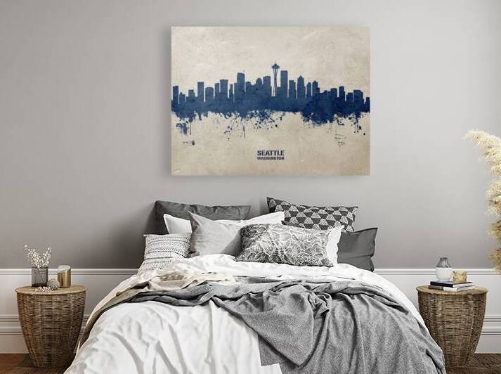 Seattle Washington Skyline Reproduction