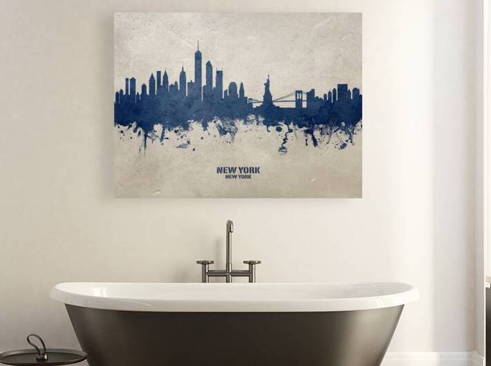 New York Skyline Reproduction