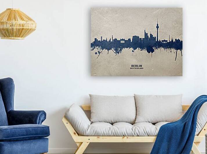 Berlin Germany Skyline by Michael Tompsett