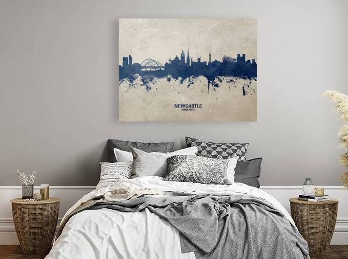 Newcastle England Skyline by Michael Tompsett