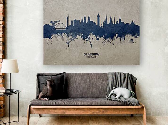 Glasgow Scotland Skyline by Michael Tompsett