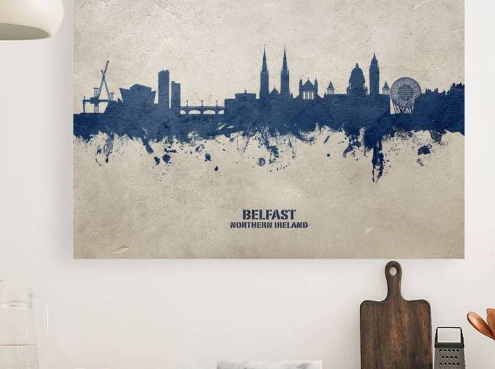 Belfast Northern Ireland Skyline by Michael Tompsett