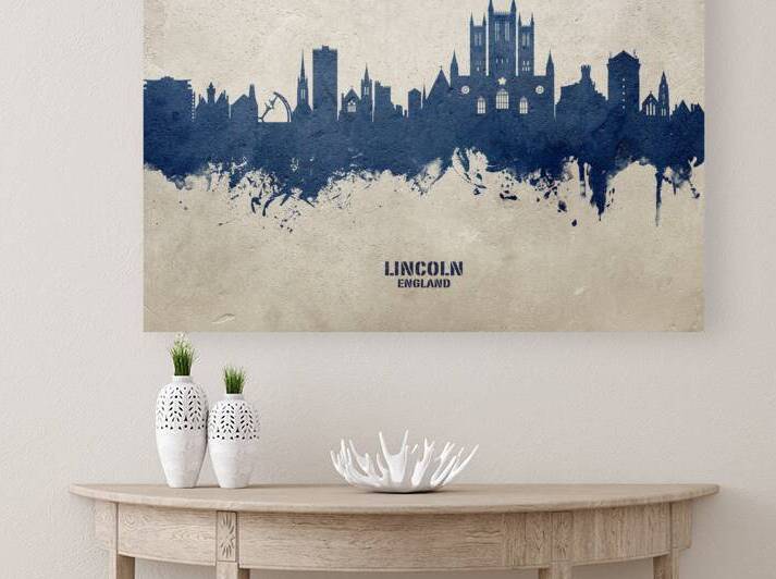 Lincoln England Skyline by Michael Tompsett