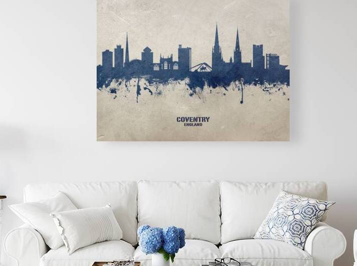 Coventry England Skyline by Michael Tompsett