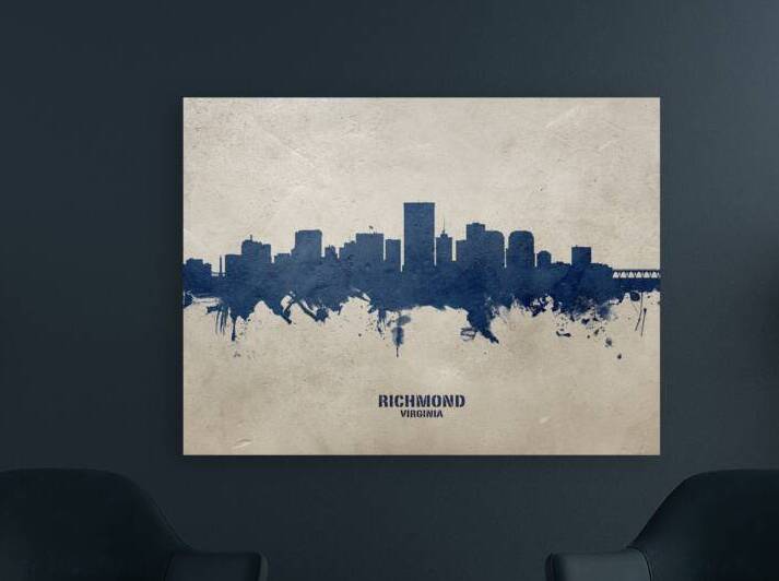 Richmond Virginia Skyline by Michael Tompsett