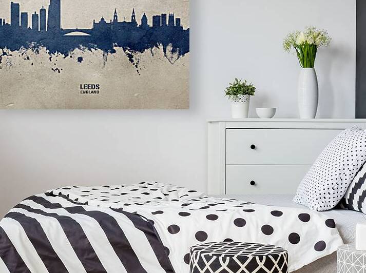Leeds England Skyline by Michael Tompsett