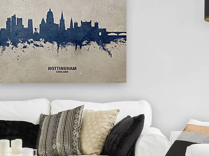 Nottingham England Skyline by Michael Tompsett