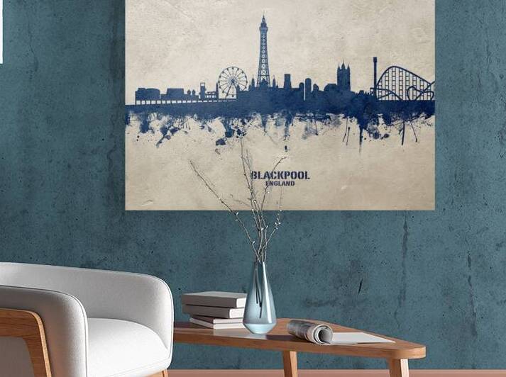 Blackpool England Skyline by Michael Tompsett