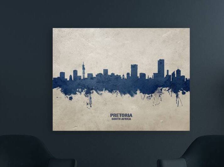 Pretoria South Africa Skyline by Michael Tompsett