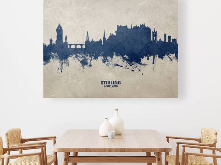 Stirling Scotland Skyline by Michael Tompsett