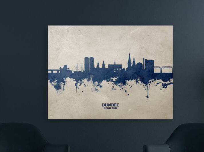 Dundee Scotland Skyline by Michael Tompsett