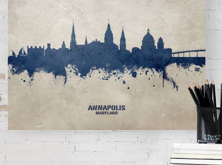 Annapolis Maryland Skyline by Michael Tompsett